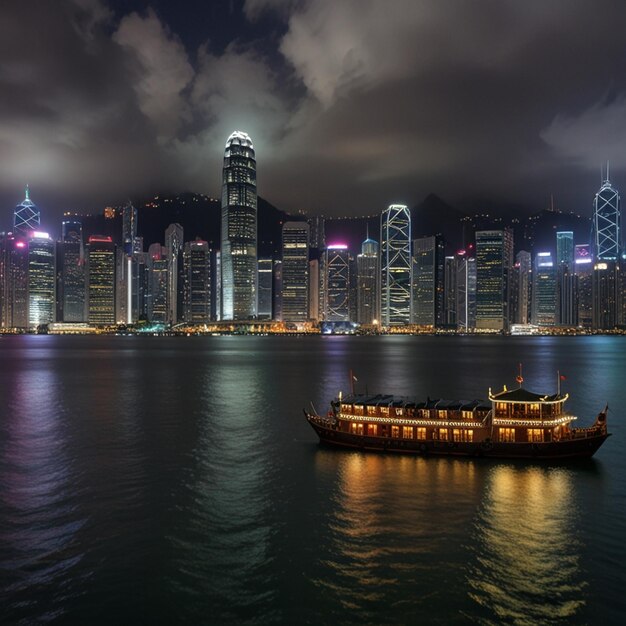 Scene of the Victoria Harbour in Hong Kong Victoria Harbour