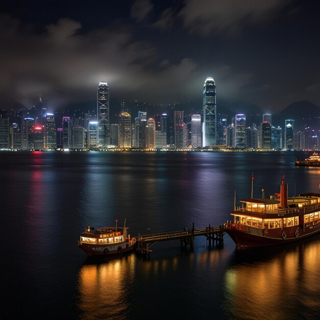 Scene of the Victoria Harbour in Hong Kong Victoria Harbour