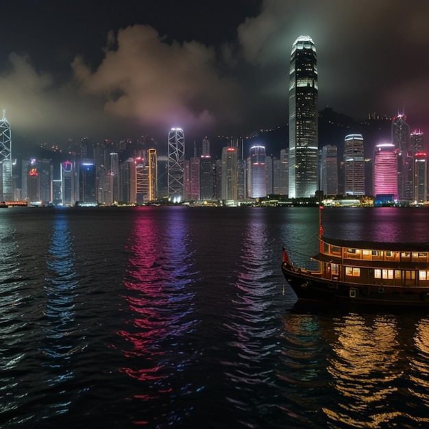 Scene of the Victoria Harbour in Hong Kong Victoria Harbour