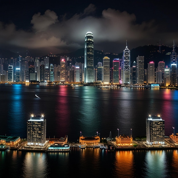 Scene of the Victoria Harbour in Hong Kong Victoria Harbour