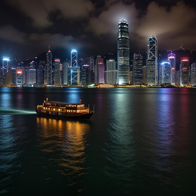 Scene of the Victoria Harbour in Hong Kong Victoria Harbour