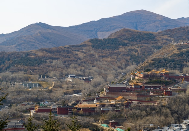 Scenery of Mount Wutai in Shanxi, China