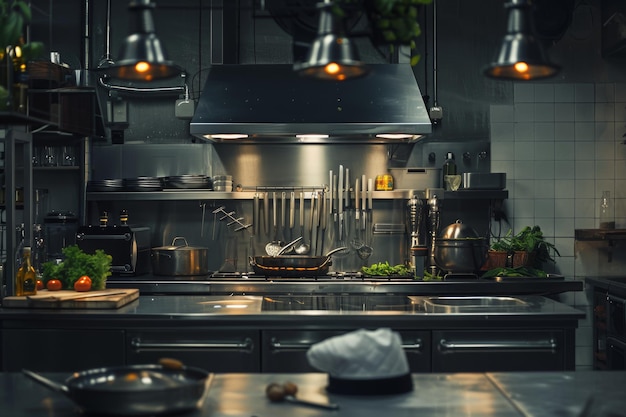 Behind the Scenes Exploring an Empty Restaurant Kitchen