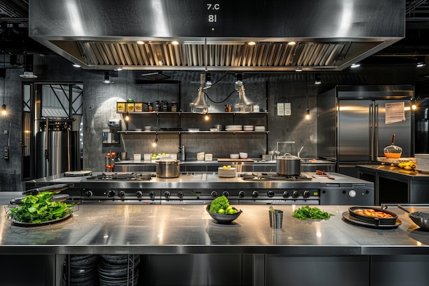 Behind the Scenes Exploring an Empty Restaurant Kitchen