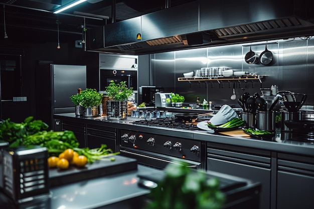 Behind the Scenes Exploring an Empty Restaurant Kitchen