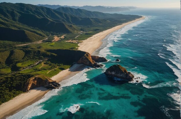 Scenic Coastal View from Cliff