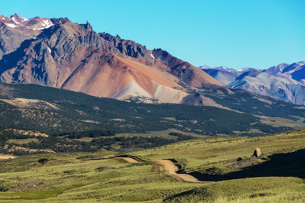 Photo scenic landscapes of northern argentina. beautiful inspiring natural landscapes.