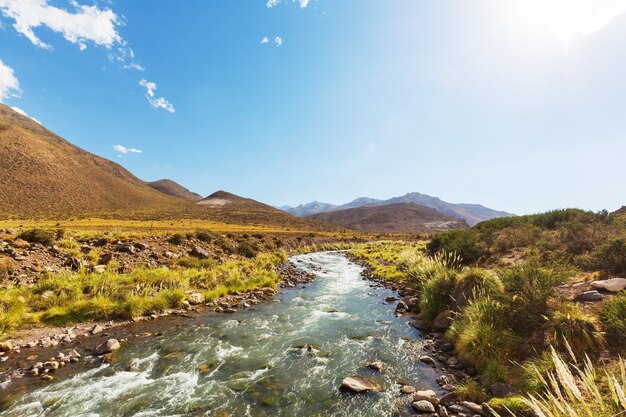 Photo scenic landscapes of northern argentina. beautiful inspiring natural landscapes.