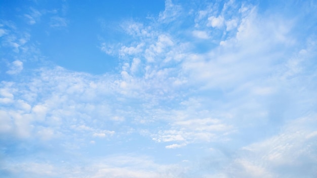 A scenic shot of beautiful cloudscape against the blue sky