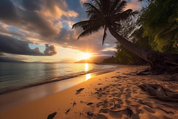 Scenic Tropical Beachscape