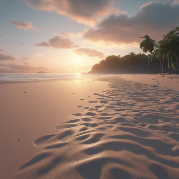 Scenic Tropical Beachscape