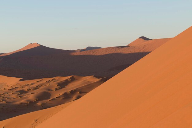 Scenic view of desert against sky