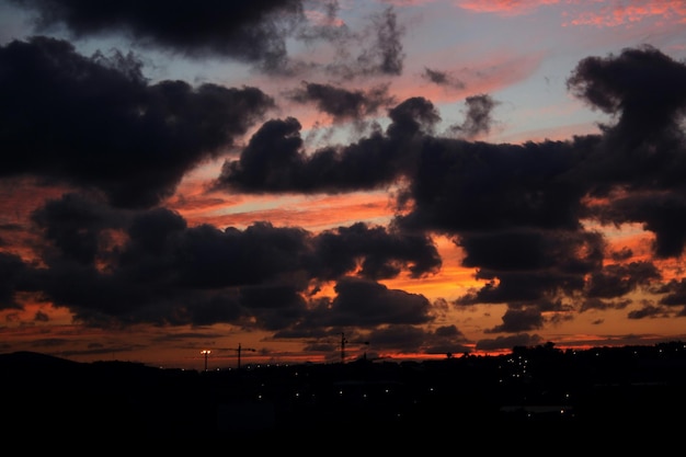 Scenic view of landscape against cloudy sky