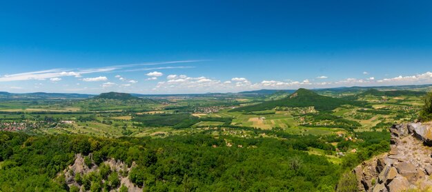 Photo scenic view of landscape against sky