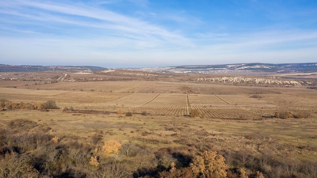 Photo scenic view of landscape against sky