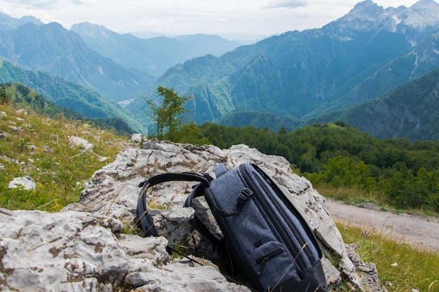 Scenic view of mountain range