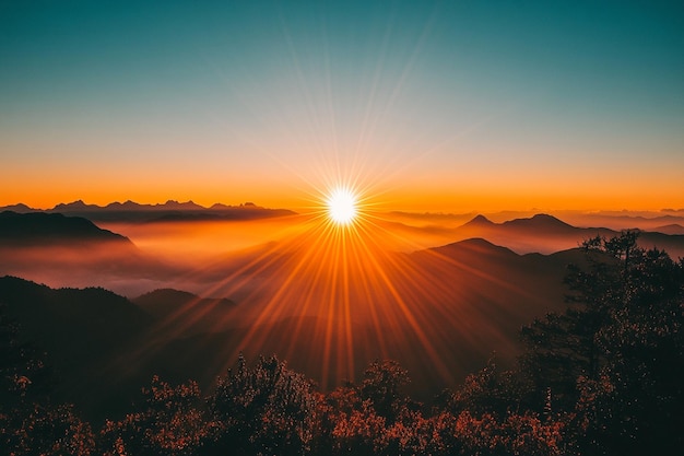 Scenic view of mountains against clear sky