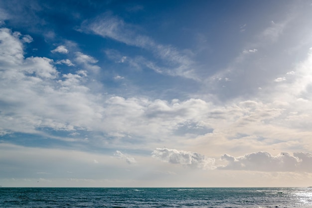 Photo scenic view of sea against sky