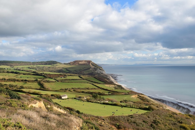 Photo scenic view of sea against sky