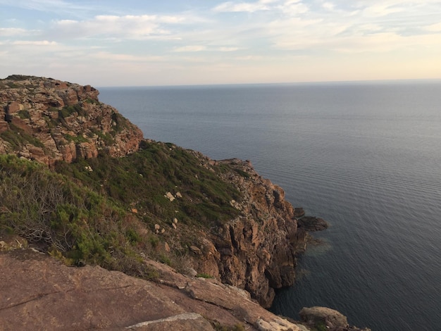 Photo scenic view of sea against sky