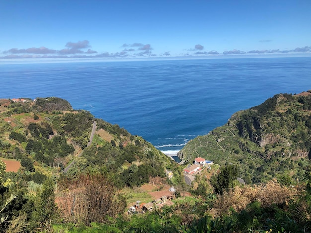 Photo scenic view of sea against sky