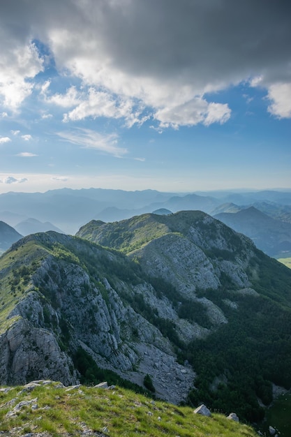 The scenic viewpoint is at the top of a high mountain