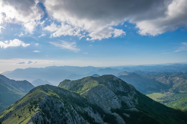 The scenic viewpoint is at the top of a high mountain