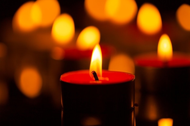 scented candle,scented candles on old wooden background,Symbol of eternal memory, mourning, minutes