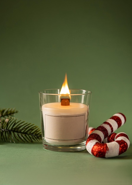 Scented candles without a logo Christmas candles