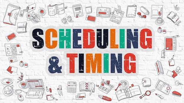 Scheduling and Timing in Multicolor Doodle Design