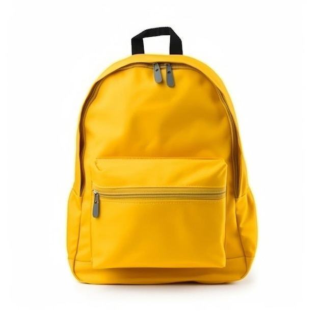 School backpack isolated Illustration AI GenerativexA