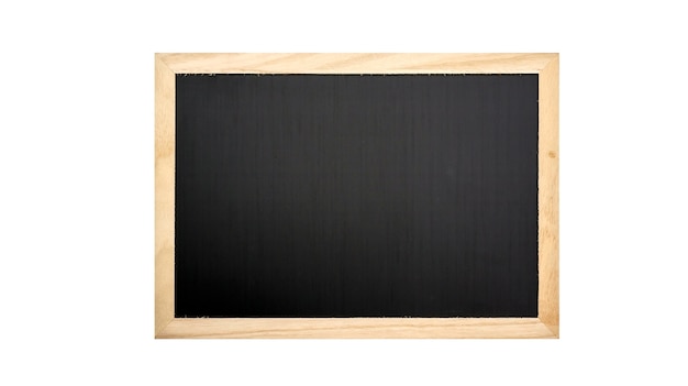 School blackboard on a white background.