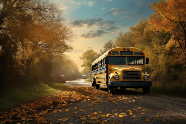 School bus loading and unloading