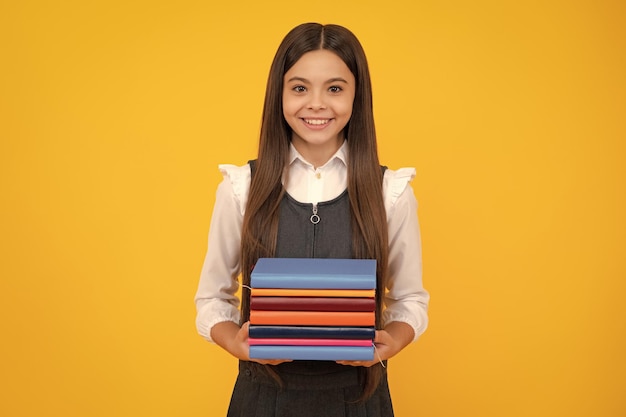 School child with book Learning and education