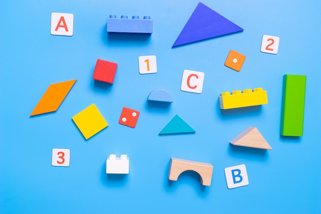 School Educational toy and stationary for Math and alphabet concept