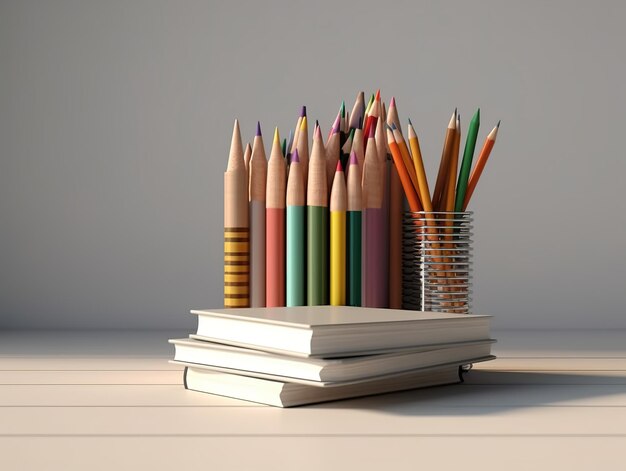 School pencils photograph