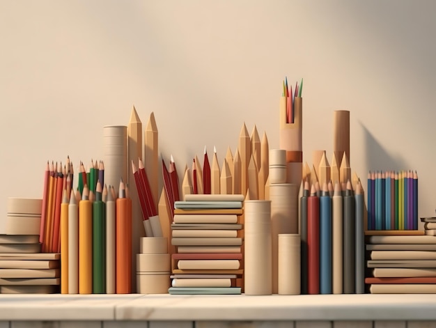 School pencils photograph