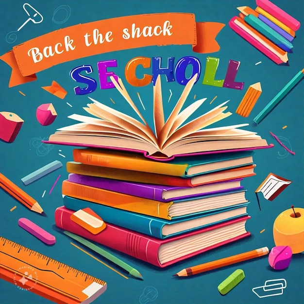 school supplies illustration