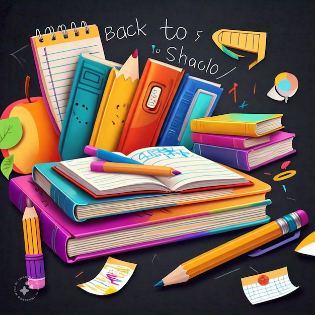 school supplies illustration