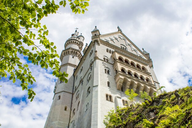 Schwangau, Germany - 05/12/2018: Neuschwanstein Castle