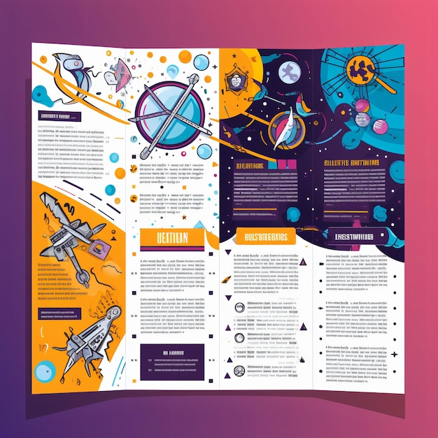 Science fair brochure template University research