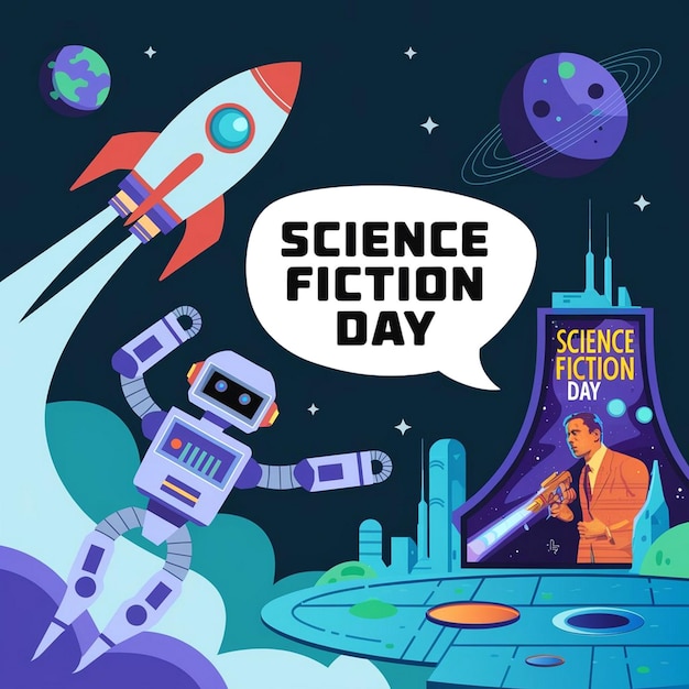 Science Fiction Day Celebration Design