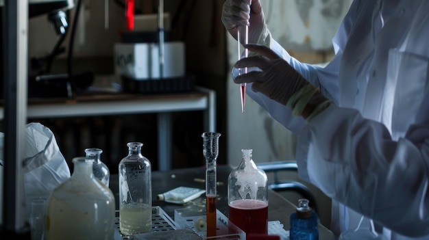 Scientist in a Laboratory Setting