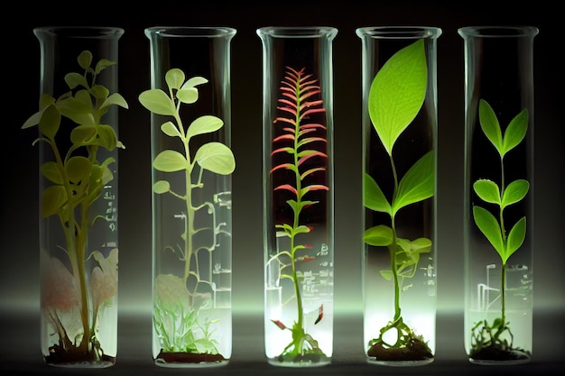 Scientists use test tube to study plants