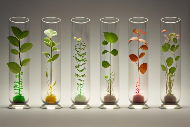 Scientists use test tube to study plants