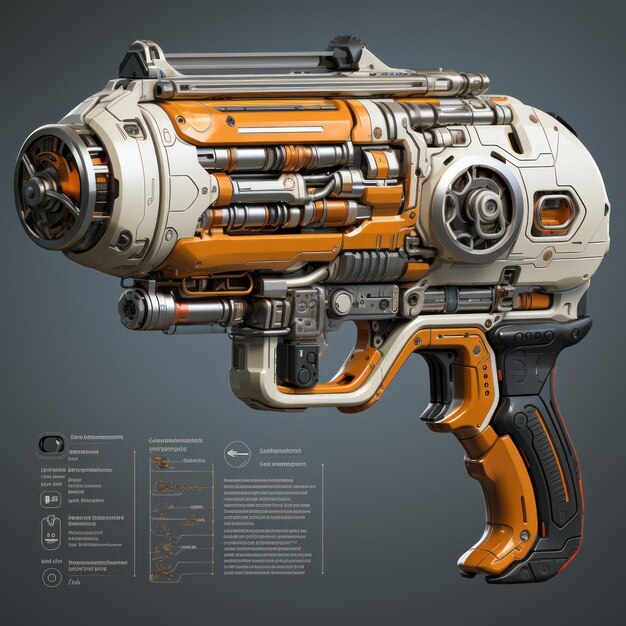 Photo scifi handgun