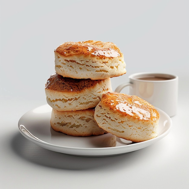 Photo scones realistic photo