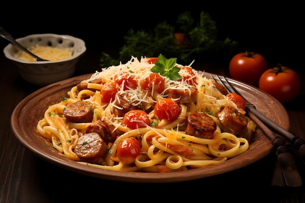 Scorching Sausage Pasta with a Spicy Twist