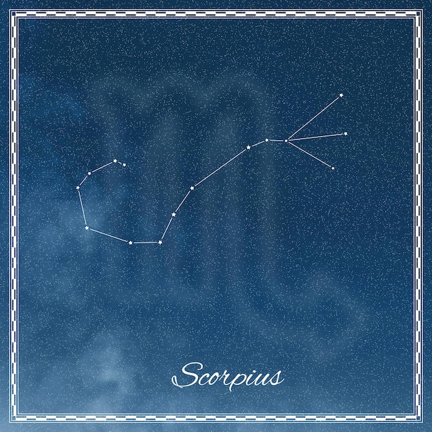 Photo scorpio zodiac sign scorpio symbol