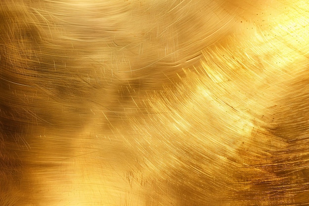 Scratched Gold Metal Texture